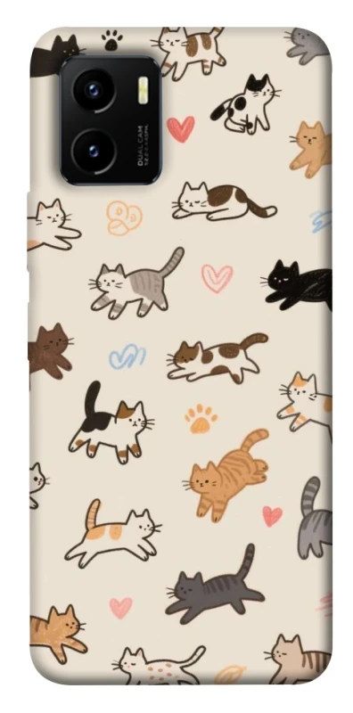 Чохол на Vivo Y15s Cat style ver.2 фото 1 з 1