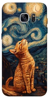Чехол на Samsung G935F Galaxy S7 Edge van gogh cat фото 1 из 1