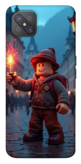 Чохол на Oppo A92s Roblox Fire Logo Blue Flames фото 1 з 1
