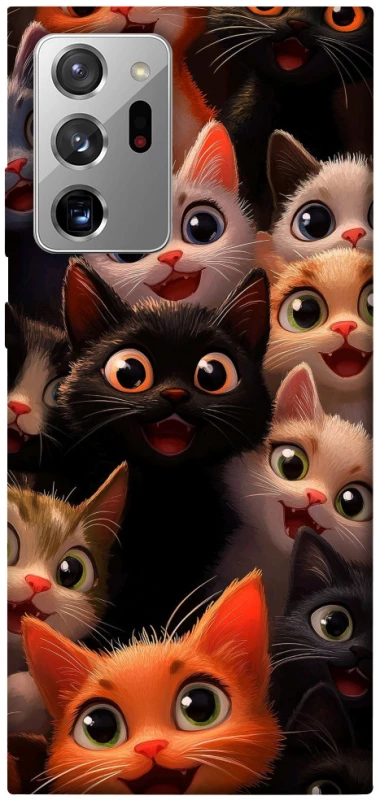 Чехол на Samsung Galaxy Note 20 Ultra happy cats фото 1 из 1