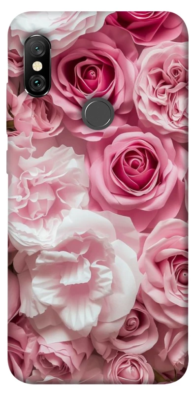 Чохол на Xiaomi Redmi Note 6 Pro Рожеві Квіти фото 1 з 1