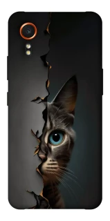 Чехол на Samsung Galaxy Xcover7 Кот-подглядыватель v2 фото 1 из 1