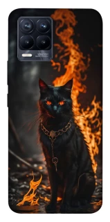 Чохол на Realme 8 Вогняний кіт фото 1 з 1