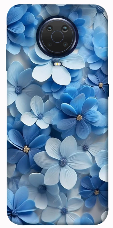 Чохол на Nokia G20 / G10 / 6.3 Сині квіти фото 1 з 1
