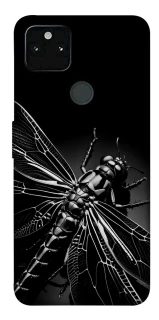Чехол на Google Pixel 5A Black dragonfly фото 1 из 1