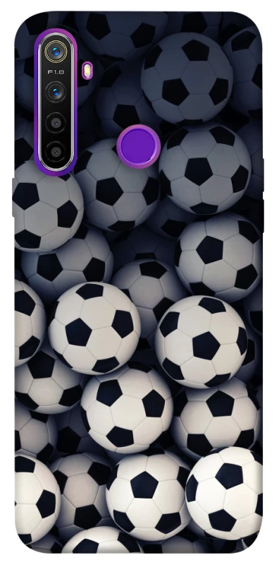 Чохол на Realme 5 Футбольні м'ячи фото 1 з 1