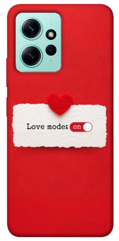 Чохол на Xiaomi Redmi Note 12 4G Love Mode ON фото 1 з 1