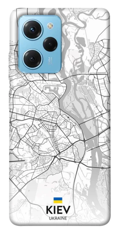 Чохол на Xiaomi Poco X5 Pro 5G Kiev white map фото 1 з 1