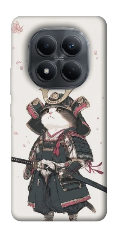 Чехол на Xiaomi Redmi Note 15 Pro 4G Samurai Cat Warrior фото 1 из 1