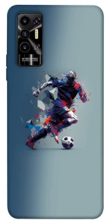 Чехол на TECNO Pova 2 (LE7n) Футболист фото 1 из 1