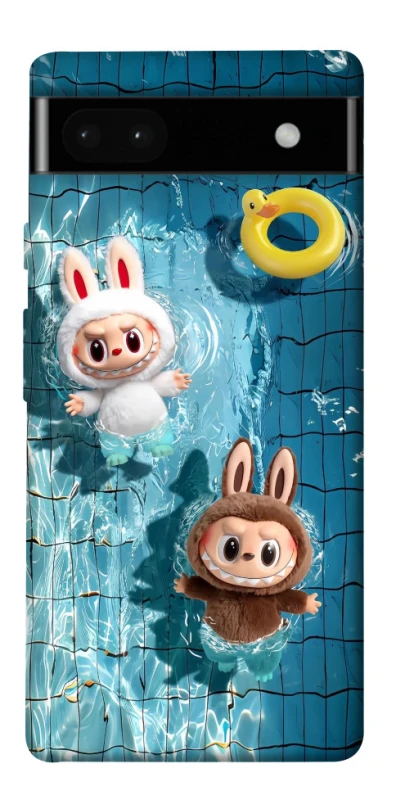 Чохол на Google Pixel 6a Labubu in the pool фото 1 з 1