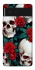 Чехол на Google Pixel 6 skull and rose фото 1 из 1