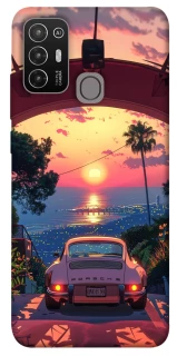 Чехол на ZTE Blade A52 Porsche at sunset фото 1 из 1