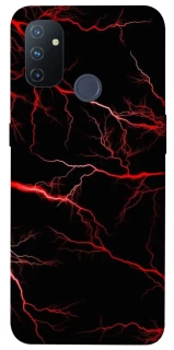 Чехол на OnePlus Nord N100 Красная молния фото 1 из 1