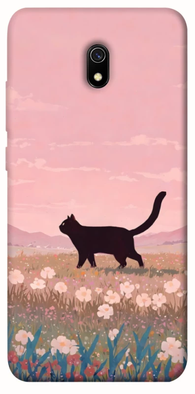 Чохол на Xiaomi Redmi 8a cat on a field фото 1 з 1