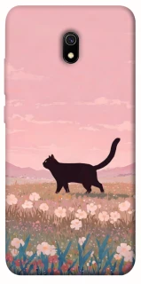 Чехол на Xiaomi Redmi 8a cat on a field фото 1 из 1