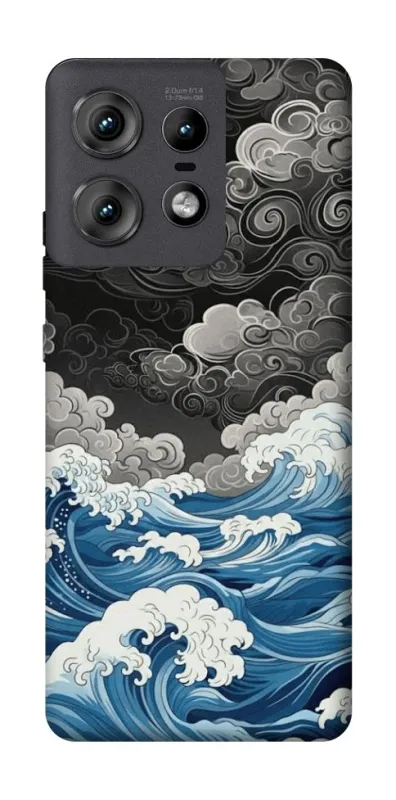 Чехол на Motorola Edge 50 Pro Japan wave фото 1 из 1