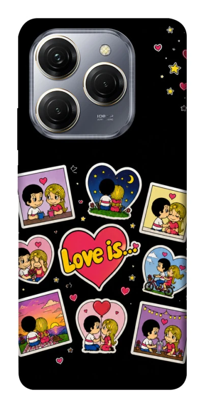 Чехол на TECNO Spark 20 Pro Love is ver.2 фото 1 из 1