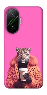 Чохол на Xiaomi Poco F7 Леопард з кавою фото 1 з 1