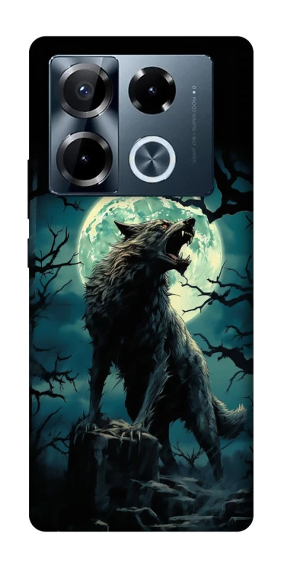 Чохол на Infinix Note 40 Pro 4G Вовк під місяцем фото 1 з 1