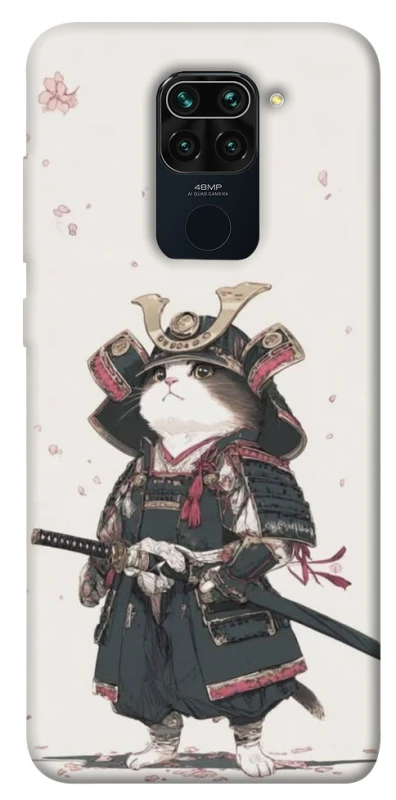 Чохол на Xiaomi Redmi Note 9 / Redmi 10X Samurai Cat Warrior фото 1 з 1