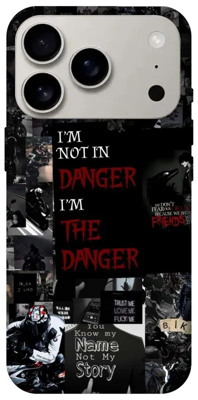 Чехол на Apple iPhone 18 Pro Danger collage фото 1 из 2
