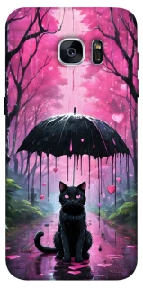 Чохол на Samsung G935F Galaxy S7 Edge Black cat фото 1 з 1