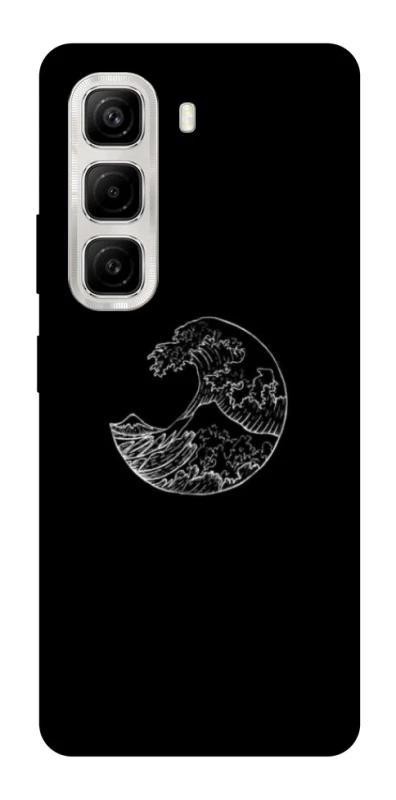 Чохол на Infinix Hot 50 4G Black tsunami фото 1 з 1