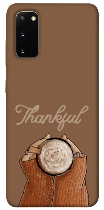 Чехол на Samsung Galaxy S20 Thankful coffee фото 1 из 1