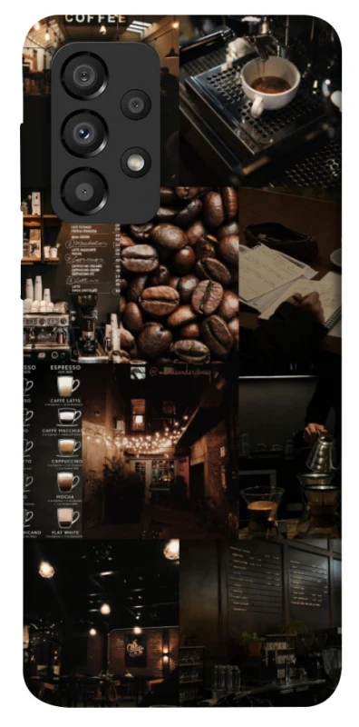 Чехол на Samsung Galaxy A33 5G Coffee collage ver.1 фото 1 из 1