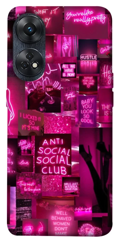 Чехол на Oppo Reno 8T 4G Hot collage ver.7 фото 1 из 1