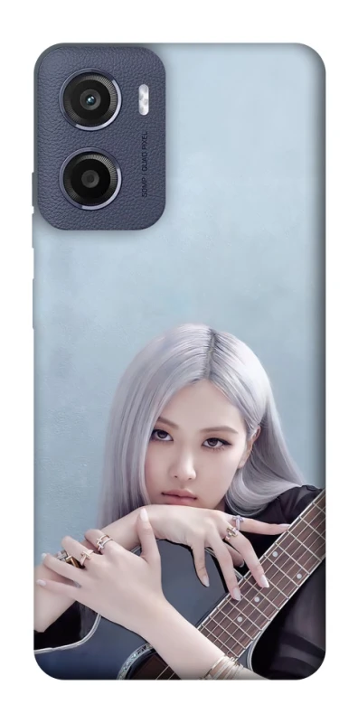 Чехол на Motorola Moto E15 Rosé - BLACKPINK фото 1 из 1