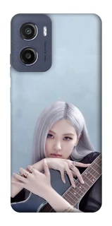 Чехол на Motorola Moto E15 Rosé - BLACKPINK фото 1 из 1