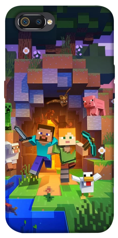 Чохол на Realme C2 Minecraft game фото 1 з 1