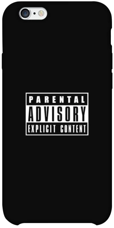 Чохол на Apple iPhone 6/6s plus (5.5") Parental Advisory Label фото 1 з 1