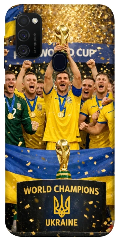 Чехол на Samsung Galaxy M30s / M21 UA-Football ver.5 фото 1 из 1