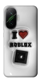 Чохол на Xiaomi Poco F7 I love Roblox фото 1 з 1