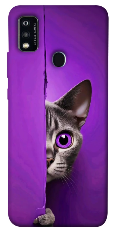 Чохол на ZTE Blade A51 Кіт-підглядач фото 1 з 1