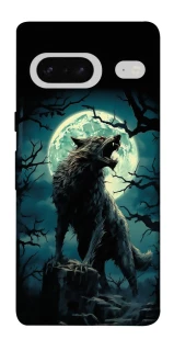Чохол на Google Pixel 7 Вовк під місяцем фото 1 з 1