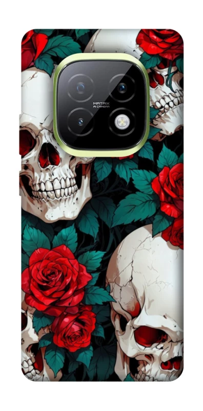 Чохол на Realme Narzo 70 Turbo skull and rose фото 1 з 1