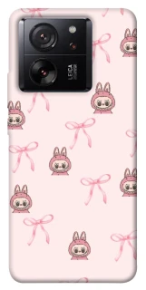 Чохол на Xiaomi 13T Pro Pink bows and Labubus фото 1 з 1