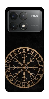 Чехол на Xiaomi Poco F6 Pro Рунический круг v2 фото 1 из 1