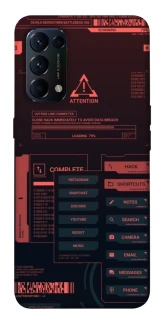 Чехол на Oppo Reno 5 4G Attention фото 1 из 1