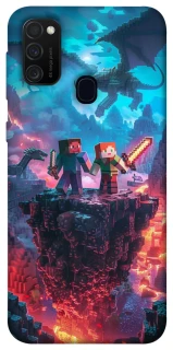 Чохол на Samsung Galaxy M30s / M21 Minecraft v3 фото 1 з 1