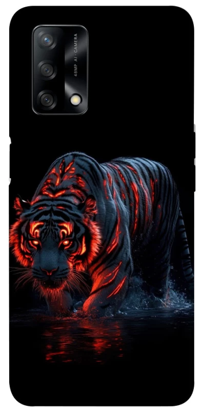 Чохол на Oppo A74 4G fire tiger фото 1 з 1