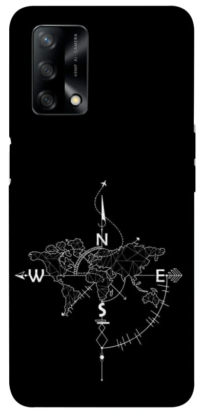 Чохол на Oppo A74 4G Travel Map фото 1 з 1