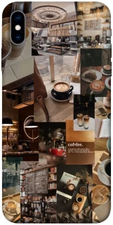 Чехол на Apple iPhone X (5.8") Coffee collage ver.2 фото 1 из 1