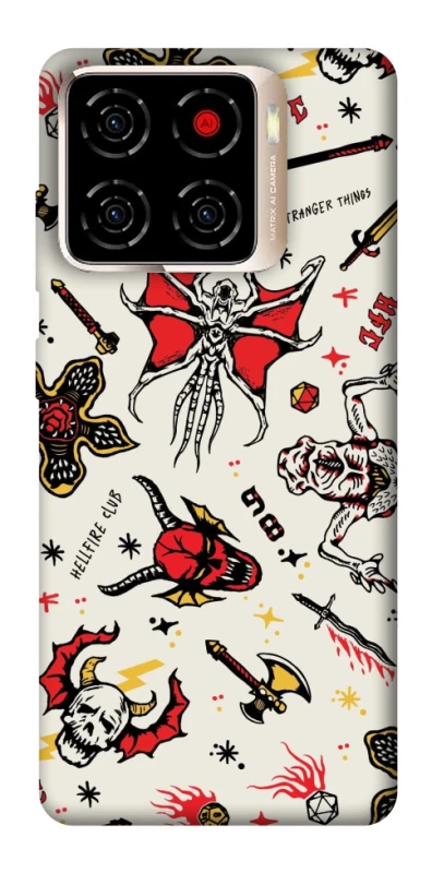 Чохол на ZTE Blade A56 Stranger Things ver.2 фото 1 з 1