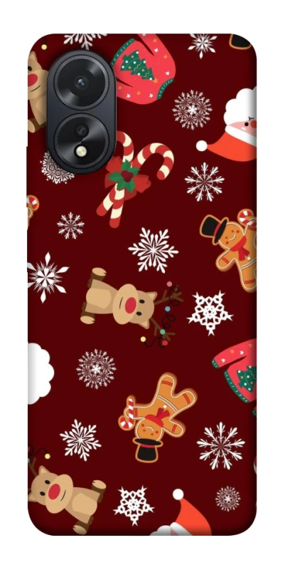 Чехол на Oppo A18 Новогодний v6 фото 1 из 1