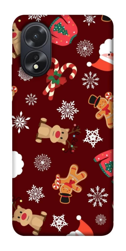 Чохол на Oppo A38 Новорічний v6 фото 1 з 1